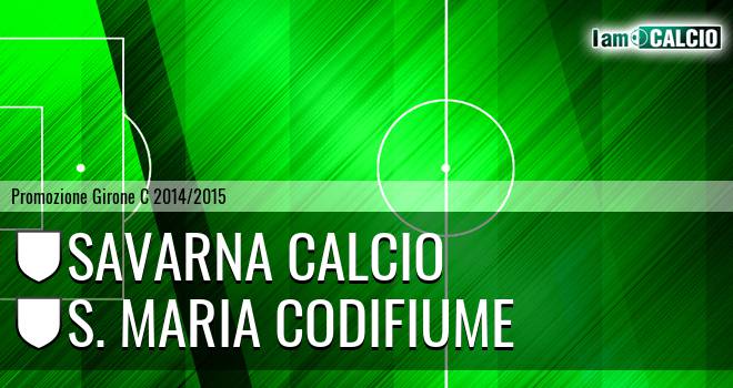 Savarna Calcio - S. Maria Codifiume