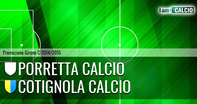 Porretta Calcio - Cotignola Calcio