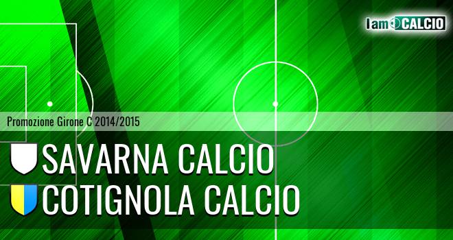 Savarna Calcio - Cotignola Calcio