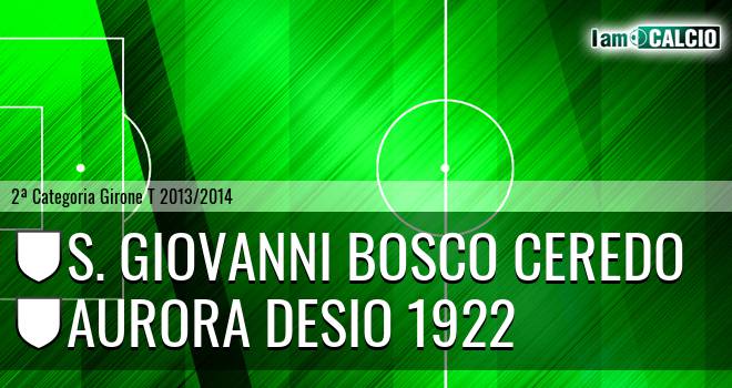 S. Giovanni Bosco Ceredo - Aurora Desio 1922