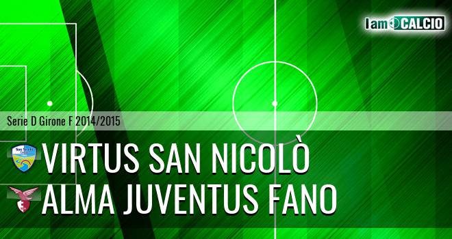 Virtus San Nicolò Teramo - Alma Juventus Fano