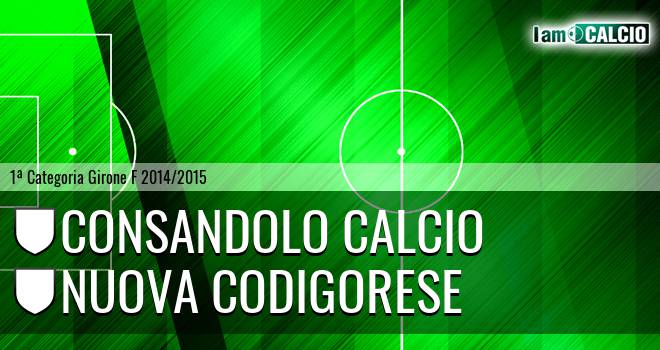 Consandolo Calcio - Nuova Codigorese