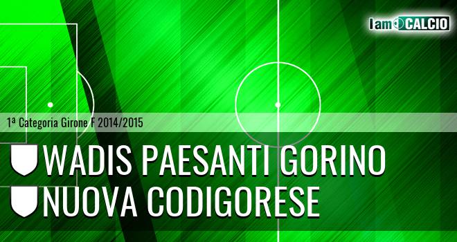 Wadis Paesanti Gorino - Nuova Codigorese