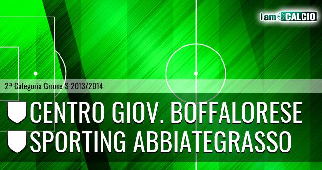 Centro giov. Boffalorese - Sporting Abbiategrasso