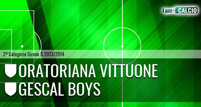 Oratoriana Vittuone - Gescal Boys