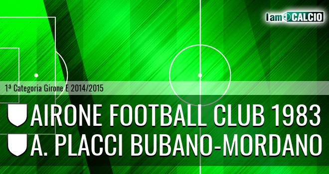 Airone Football Club 1983 - A. Placci Bubano-Mordano