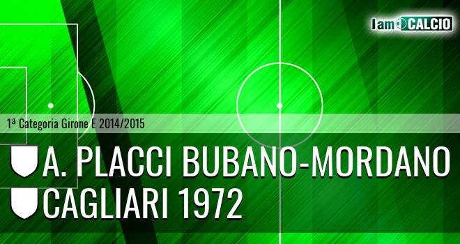 A. Placci Bubano-Mordano - Cagliari 1972