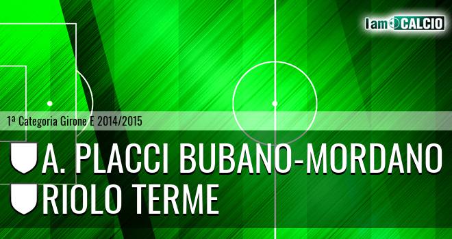 A. Placci Bubano-Mordano - Riolo Terme