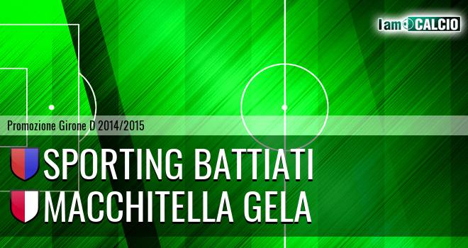 Sporting Battiati - Macchitella Gela