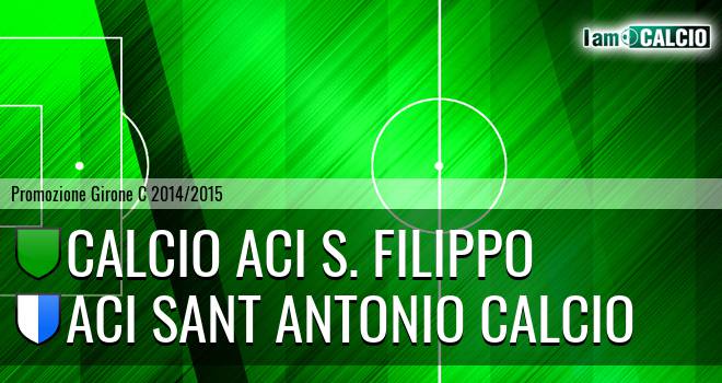 Calcio Aci S. Filippo - Aci Sant' Antonio Calcio