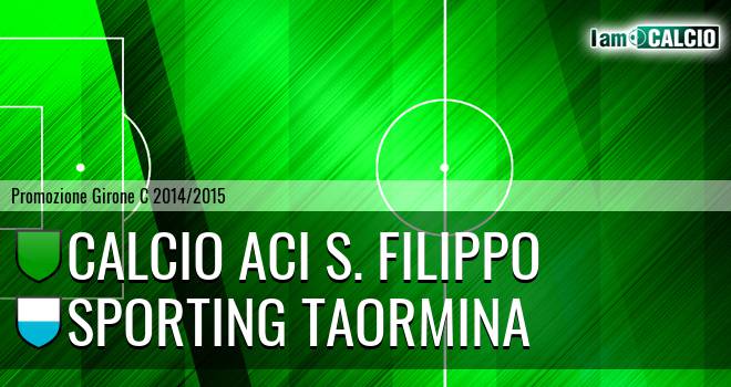 Calcio Aci S. Filippo - Sporting Taormina