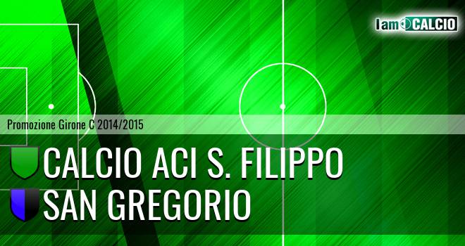 Calcio Aci S. Filippo - San Gregorio