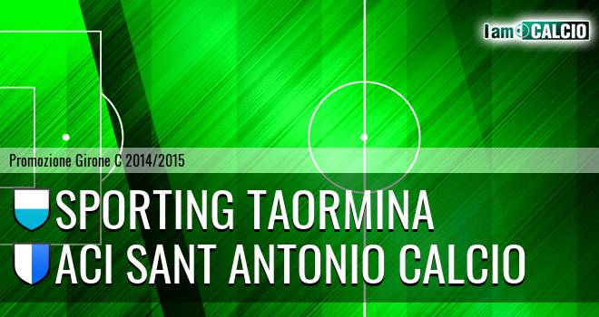 Sporting Taormina - Aci Sant' Antonio Calcio