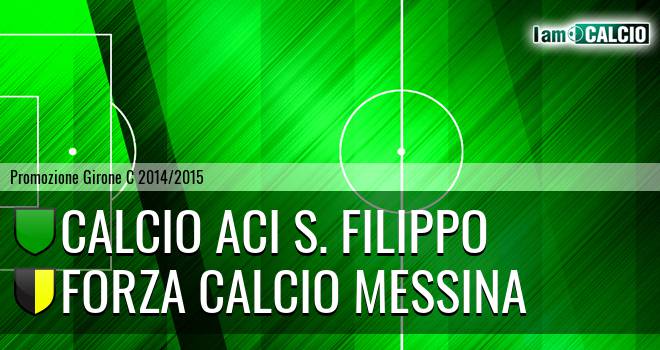 Calcio Aci S. Filippo - Forza Calcio Messina