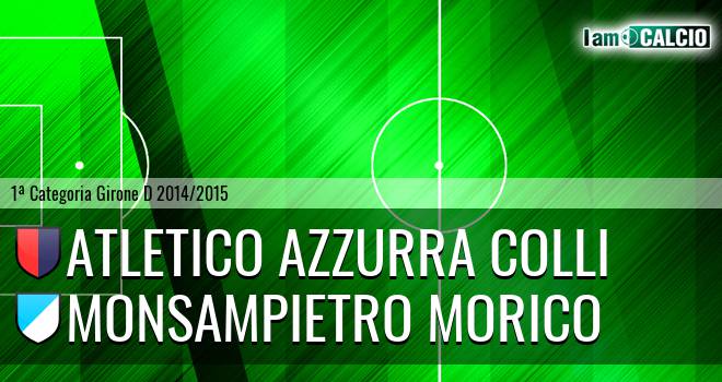 Atletico Azzurra Colli - Monsampietro Morico