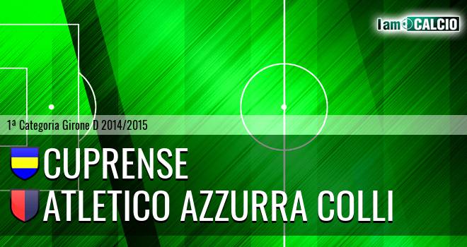 Cuprense - Atletico Azzurra Colli