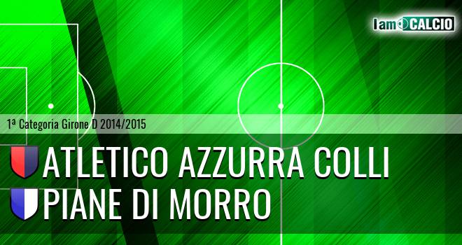 Atletico Azzurra Colli - Piane di Morro