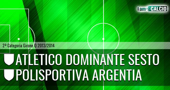 Atletico Dominante Sesto - Polisportiva Argentia