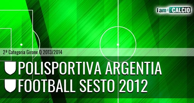 Polisportiva Argentia - Football Sesto 2012