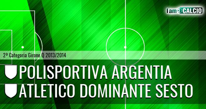 Polisportiva Argentia - Atletico Dominante Sesto