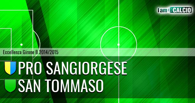 Pro Sangiorgese - San Tommaso