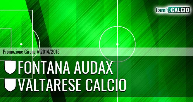 Fontana Audax - Valtarese Calcio