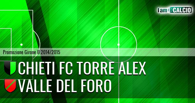 Chieti FC Torre Alex - Valle Del Foro
