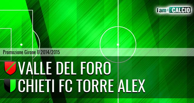 Valle Del Foro - Chieti FC Torre Alex