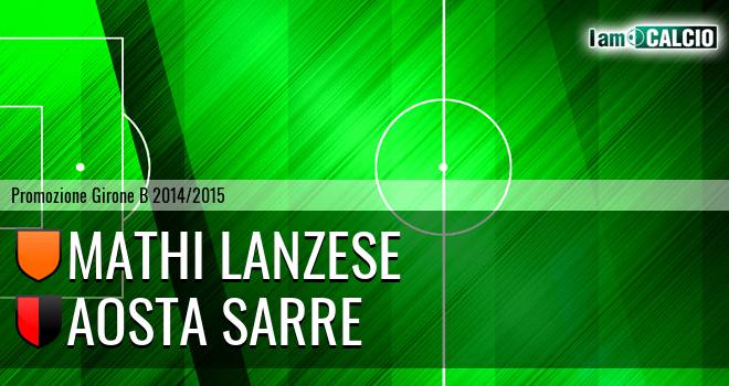 Mathi Lanzese - Aosta Sarre