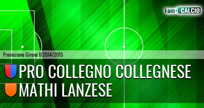 Pro Collegno Collegnese - Mathi Lanzese