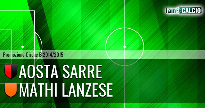 Aosta Sarre - Mathi Lanzese