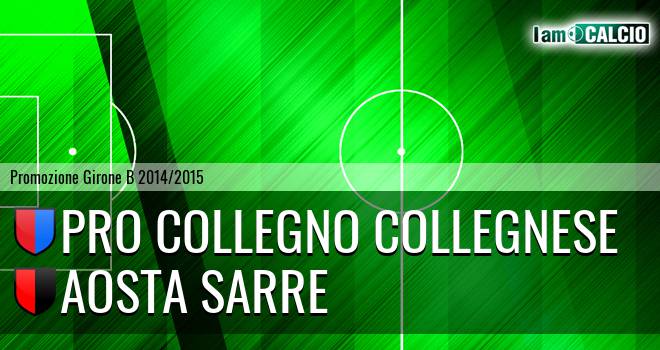 Pro Collegno Collegnese - Aosta Sarre