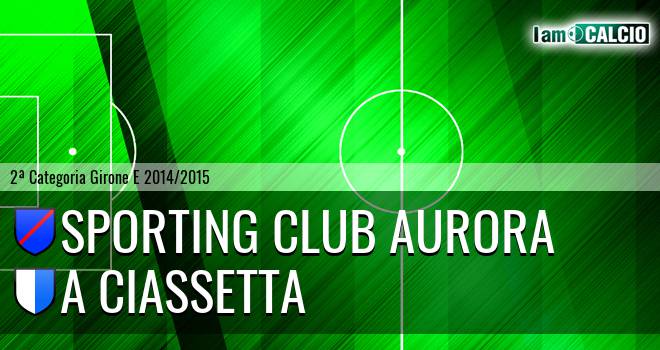 Sporting Club Aurora - A Ciassetta