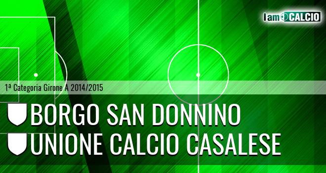 Borgo San Donnino - Unione Calcio Casalese