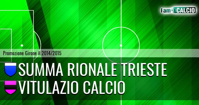 Summa Rionale Trieste - Vitulazio Calcio