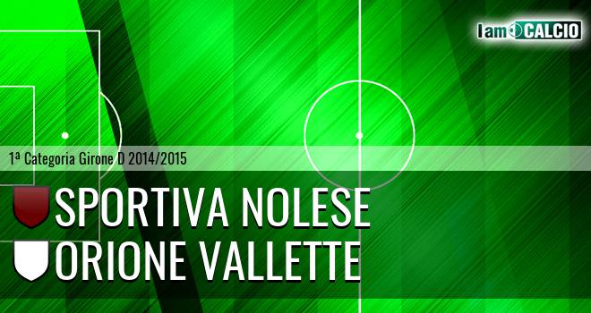 Sportiva Nolese - Orione Vallette