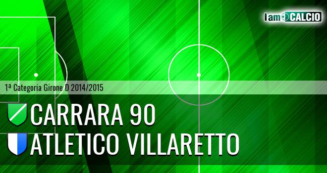 Carrara 90 - Atletico Villaretto