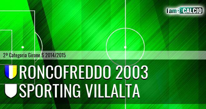 Roncofreddo 2003 - Sporting Villalta