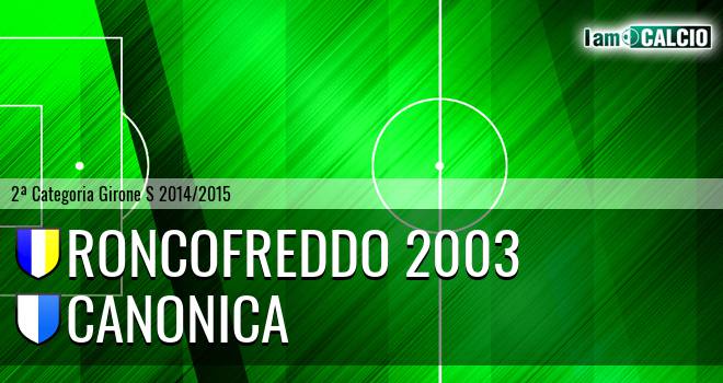 Roncofreddo 2003 - Canonica