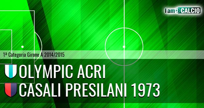 Olympic Acri - Casali Presilani 1973