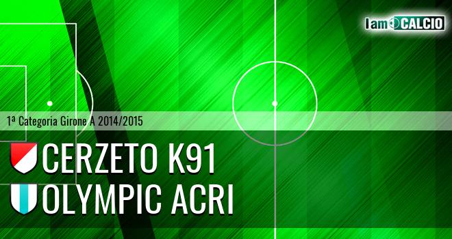 Cerzeto K91 - Olympic Acri