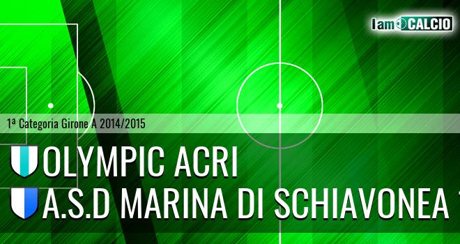 Olympic Acri - Marina Di Schiavonea