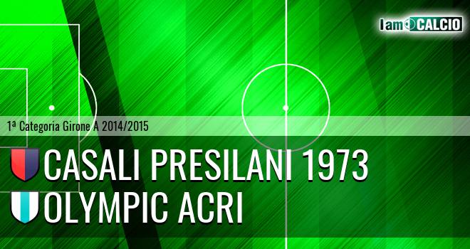 Casali Presilani 1973 - Olympic Acri