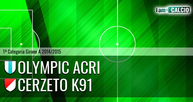 Olympic Acri - Cerzeto K91