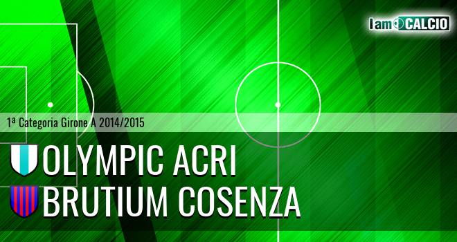 Olympic Acri - Brutium Cosenza