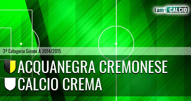 Acquanegra Cremonese - Calcio Crema