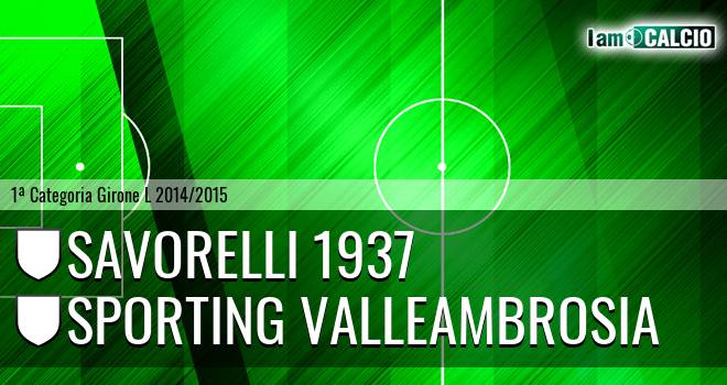 Savorelli 1937 - Sporting Valleambrosia