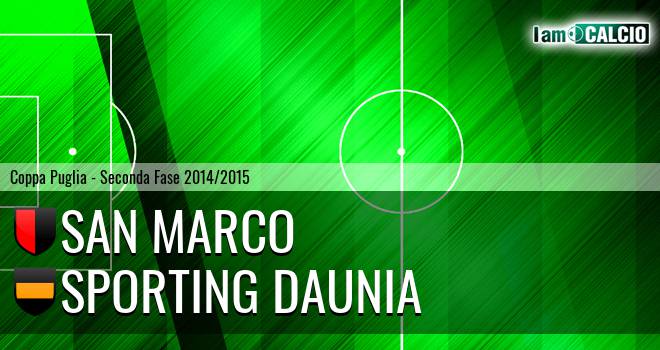 San Marco - Sporting Daunia