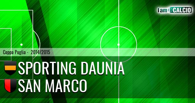 Sporting Daunia - San Marco