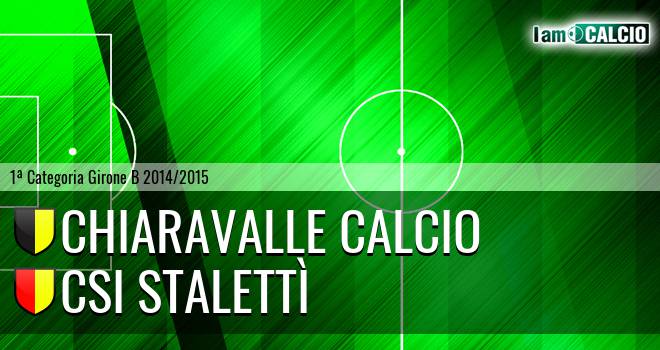 Chiaravalle Calcio - CSI Stalettì